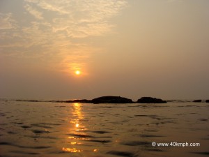 Sunset at Juhu Beach, Mumbai, Maharashtra