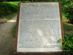 The Mahtab Bagh (Agra) Historical Marker