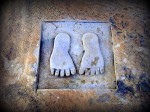 Foot Prints of Shree Parshwanath at Shree Digambar Jain Parshwanath Atishaya Teerthkhshetra, Bijolia, Rajast