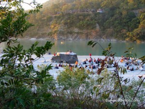 Satsang on The Banks of Ganga River, Ganga Lane, Swarg Ashram, Rishikesh, Uttarakhand