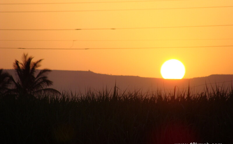 Sunrise in Ozar, Pune (Maharashtra, India)