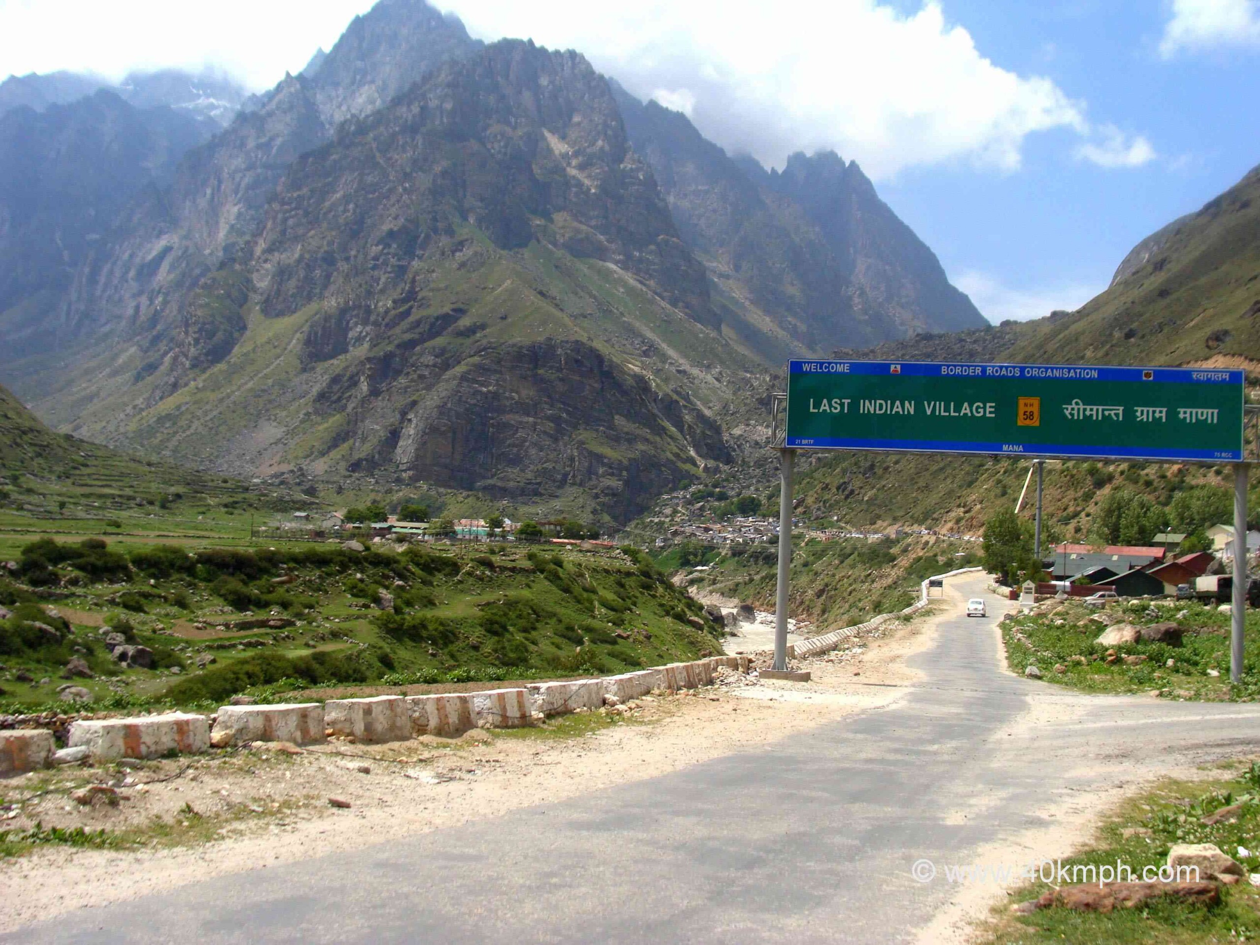 Last Indian Village - Mana Gaon in Uttarakhand (India)