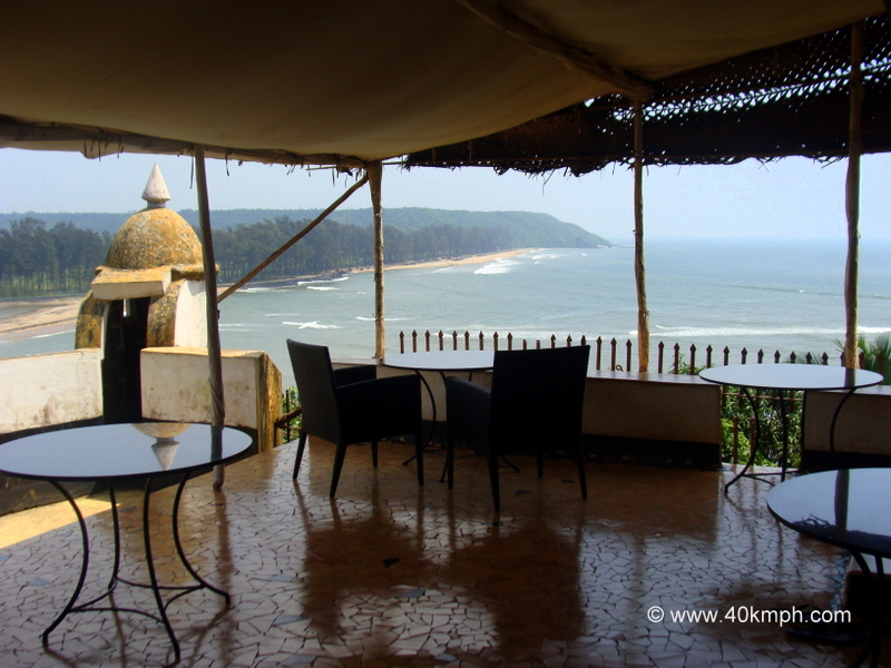 View of Arabian Sea from Fort Tiracol Heritage Hotel (Pernem, Goa, India)