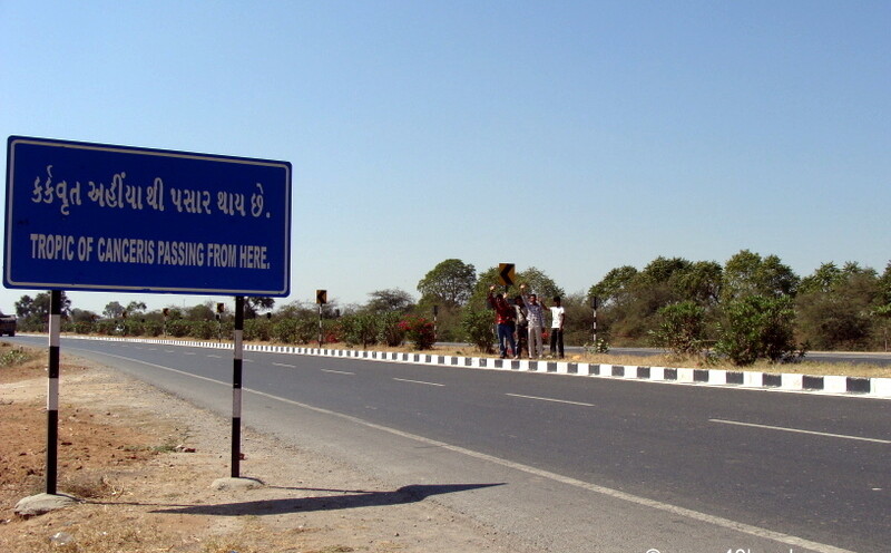 Tropic of Cancer, Sonasan (Sabarkantha, Gujarat, India)