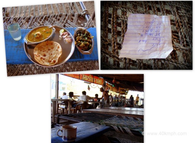 Lunch at Shiv Vatika Dhaba, Bundi (Rajasthan, India)