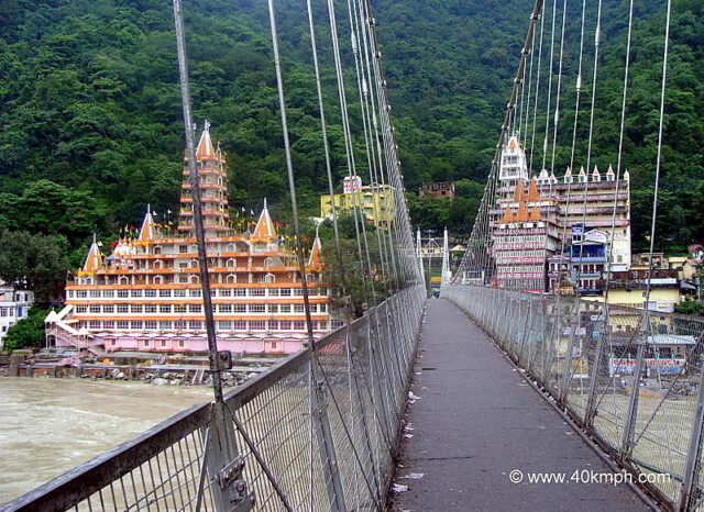 Laxman Jhula Suspension Bridge, Rishikesh, Uttarakhand, India