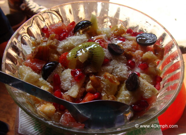 Muesli for Breakfast at Sonu Juice Shop, Main Bazaar, Pushkar, Rajasthan, India