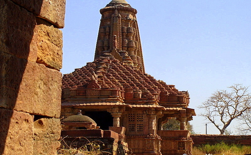 Garbhagriha, Mahanal Temples and Math, Menal, Rajasthan, India