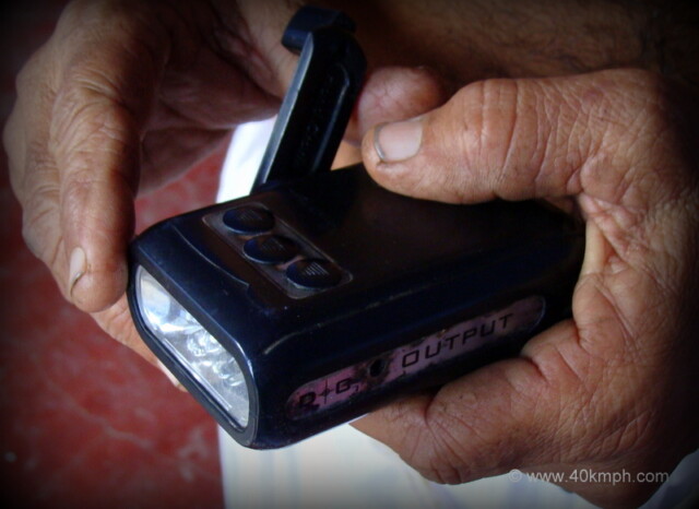Hand Crank Flashlight