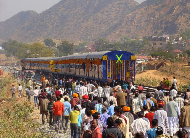 Pushkar To Ajmer Inaugural Train, Pushkar, Rajasthan, India