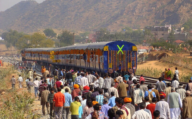 Pushkar To Ajmer Inaugural Train, Pushkar, Rajasthan, India