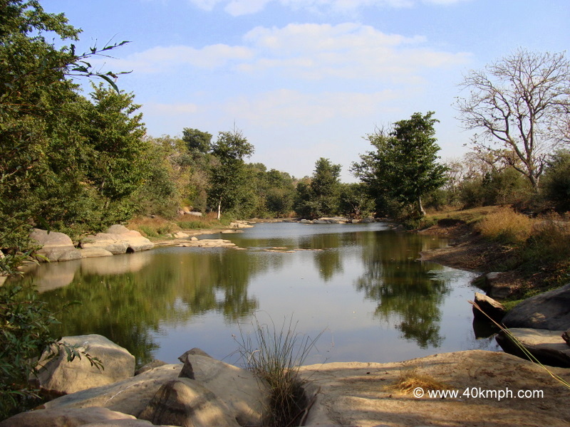 Reservoir nearby Bharkiya Mata ji Temple, Bhopatpura, Bijolia, Rajasthan, India