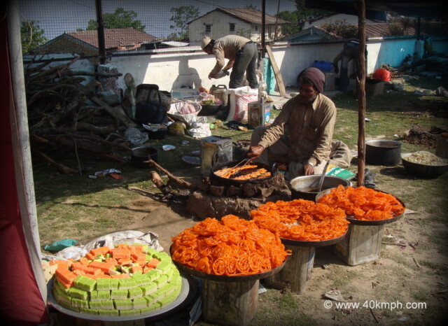 Barfi and Jalebi Sweets Preparation during Festival in Khirsu, Uttarakhand, India