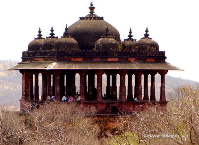 Battis Khambha Chhatri inside Ranthambhore Fort, Ranthambhor, Rajasthan, India