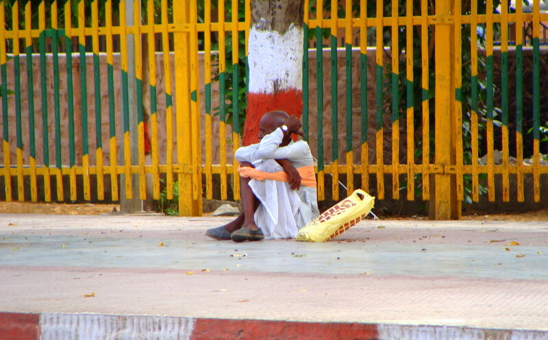 Gamcha Thin Cotton Towel and its Importance in Daily Life at Sawai Madhopur Railway Station, Rajasthan, India