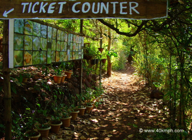 Ticket Counter and The Entrance of Butterfly Conservatory of Goa (Ponda, Goa, India)