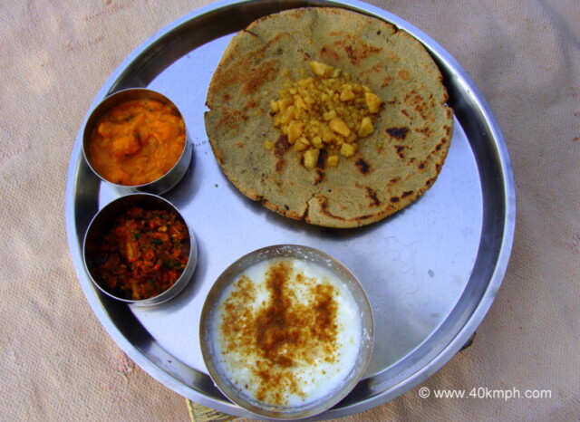Traditional Rajasthani Lunch at Friend's House at Mathania, Jodhpur, India