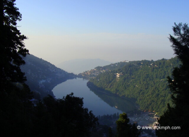 Bird's Eye View of Naini Lake, Nainital (Uttarakhand, India)