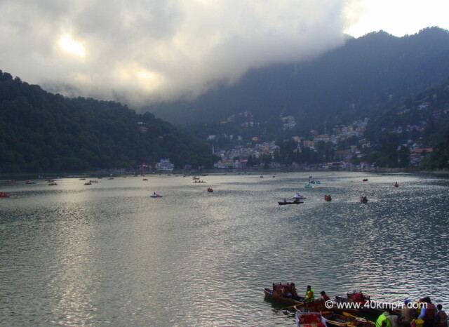 Boating in Naini Lake, Nainital (Uttarakhand, India)