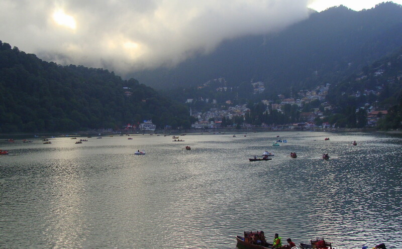 Boating in Naini Lake, Nainital (Uttarakhand, India)