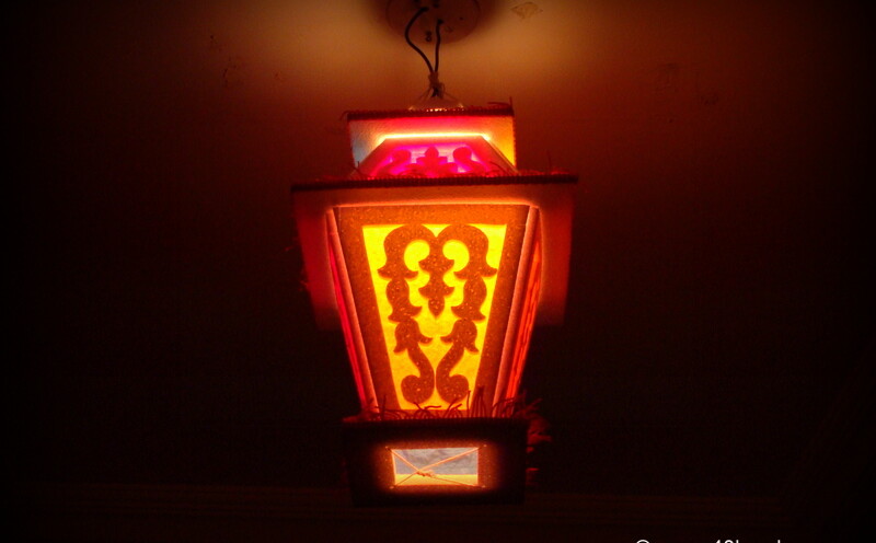 Colorful Diwali Lantern