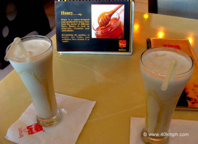 Banana Shake at Honey Hut, Laxman Jhula Road, Tapovan, Rishikesh, Uttarakhand, India