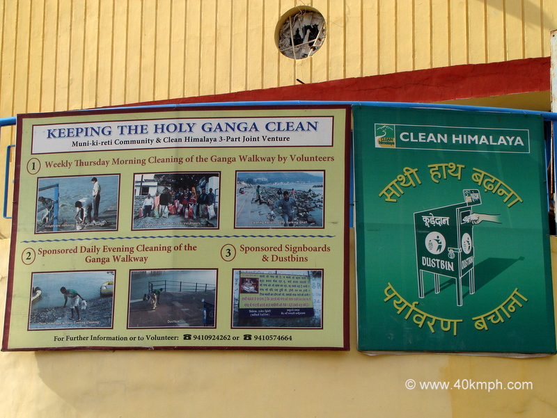 Clean Ganga, Clean Himalaya Initiative at Muni-ki-Reti, Rishikesh, Uttarakhand, India