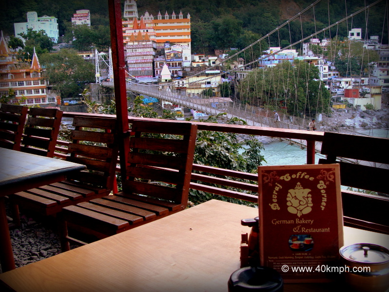 Laxman Jhula View from Restaurant