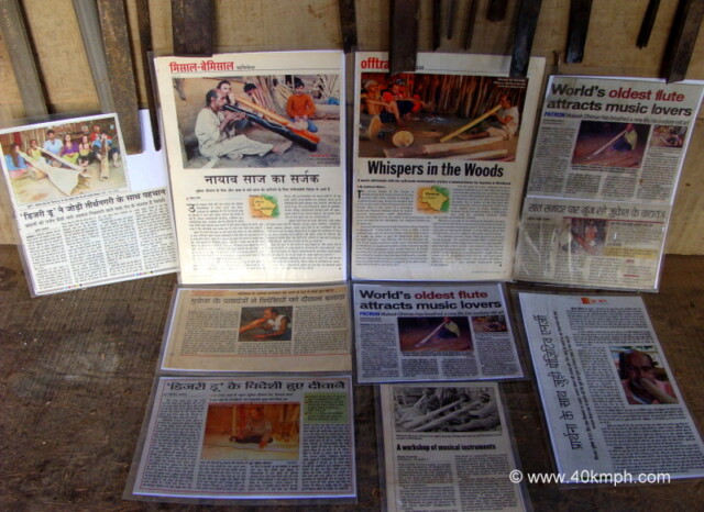Newspaper Articles on Didgeridoo Workshop at Rishikesh, Uttarakhand, India