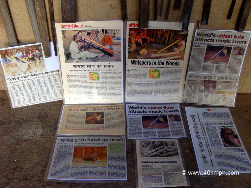 Newspaper Articles on Didgeridoo Workshop at Rishikesh, Uttarakhand, India