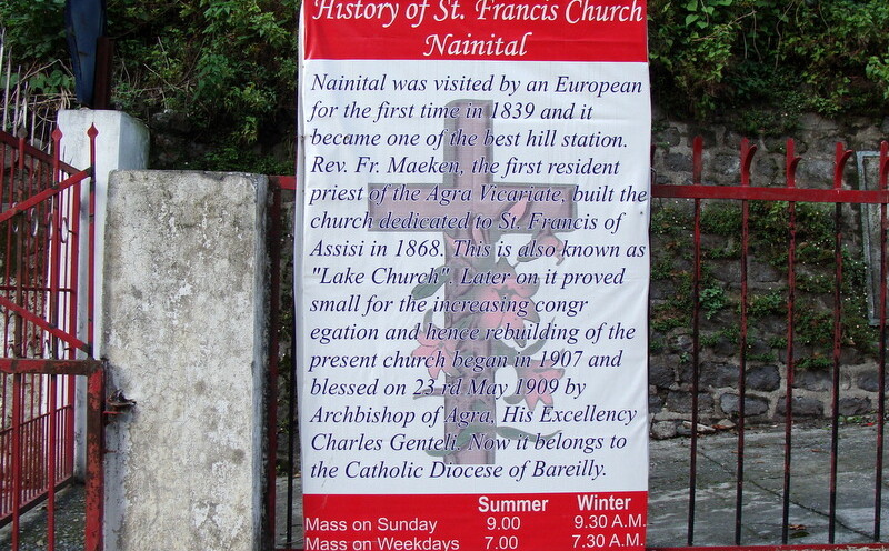 History of St. Francis Catholic Church (Nainital, Uttarakhand, India)
