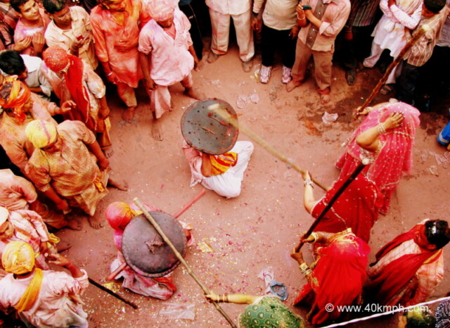 Lathmar Holi - 2013, Barsana, Uttar Pradesh, India