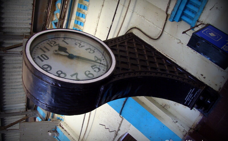 1885 Installed Mechanical Drum Clock at Bharuch Junction, Gujarat, India