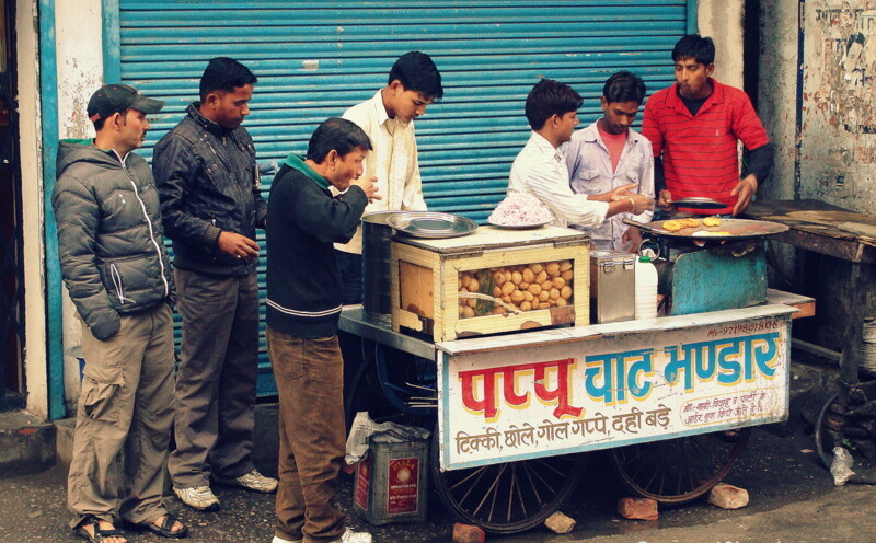 Chaat Kiosk at Upper Bazar, Joshimath, Uttarakhand, India