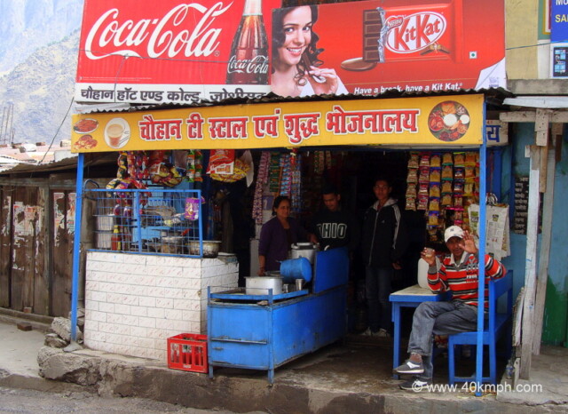 Chauhan Tea Stall and Shudh Bhojnalaya, Joshimath, Chamoli, Uttarakhand, India