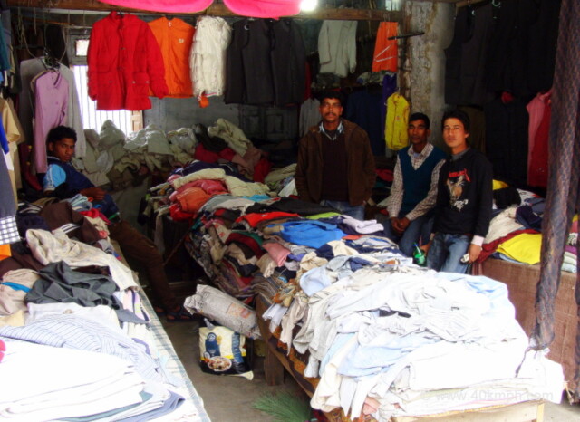 Cheap Winter Wear Shop at Joshimath, Uttarakhand, India