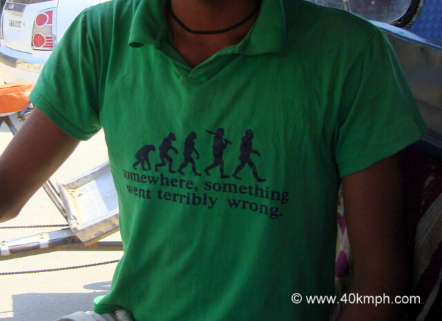 Funny T-shirt Quote Clicked at Roorkee, Uttarakhand, India