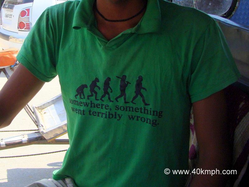 Funny T-shirt Quote Clicked at Roorkee, Uttarakhand, India