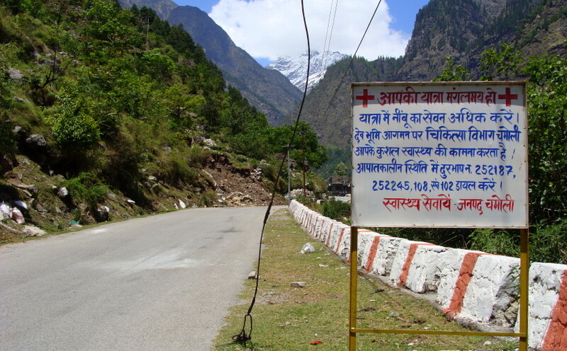 Health Department, Chamoli Wishing You Happy Journey at Pandukeshwar, Uttarakhand, India