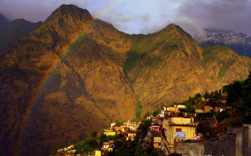 Rainbow After the Rain at Joshimath, Uttarakhand, India