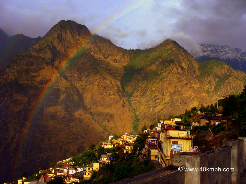 Rainbow After the Rain at Joshimath, Uttarakhand, India