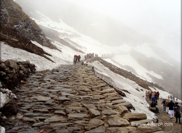 A Stony Snowy Path to Hemkund Sahib, Uttarakhand, India