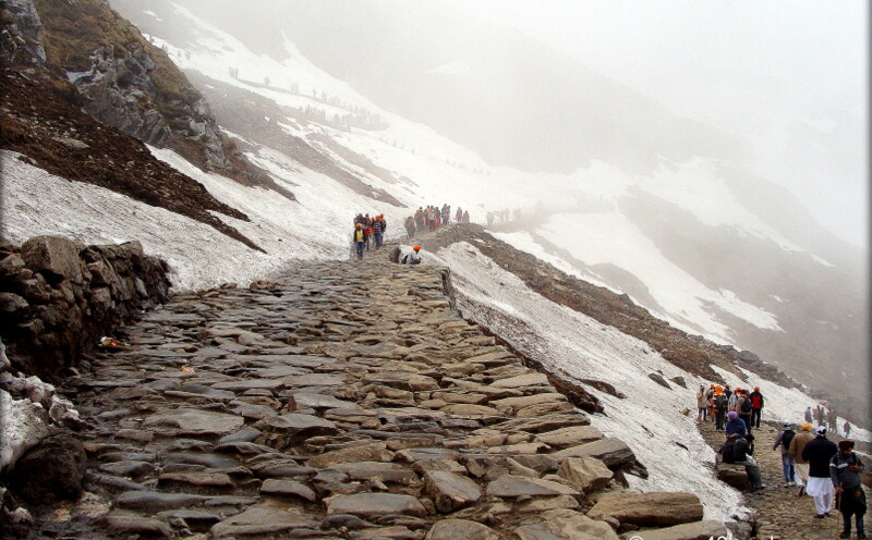 A Stony Snowy Path to Hemkund Sahib, Uttarakhand, India