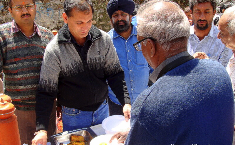 Free Breakfast for Devotees at Badrinath, Uttarakhand, India