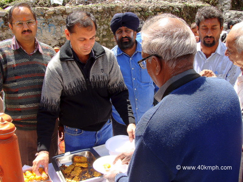 Free Breakfast for Devotees at Badrinath, Uttarakhand, India