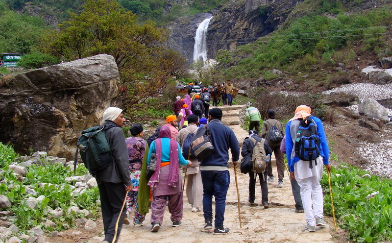 Ghangaria Hemkund Trek Starting Point, Uttarakhand, India