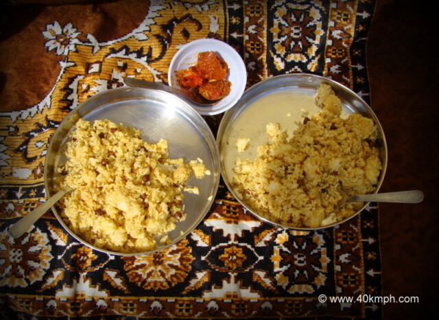 Lunch Served by a Mana Villager in Uttarakhand, India