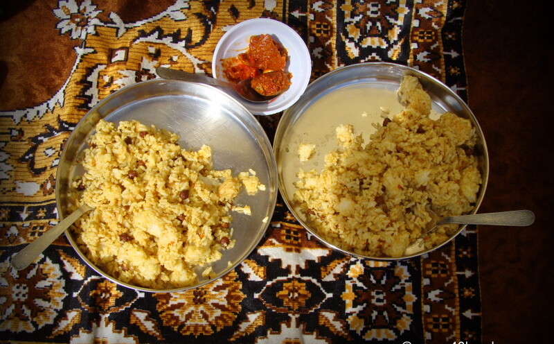 Lunch Served by a Mana Villager in Uttarakhand, India