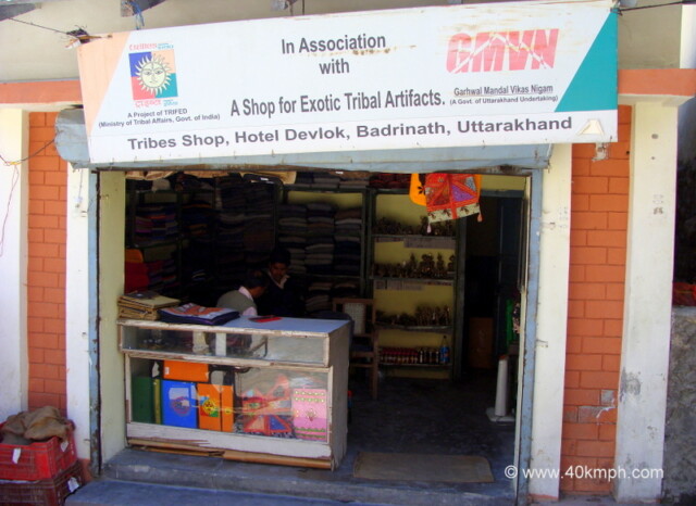 Shop for Tribal Products at Badrinath, Uttarakhand, India