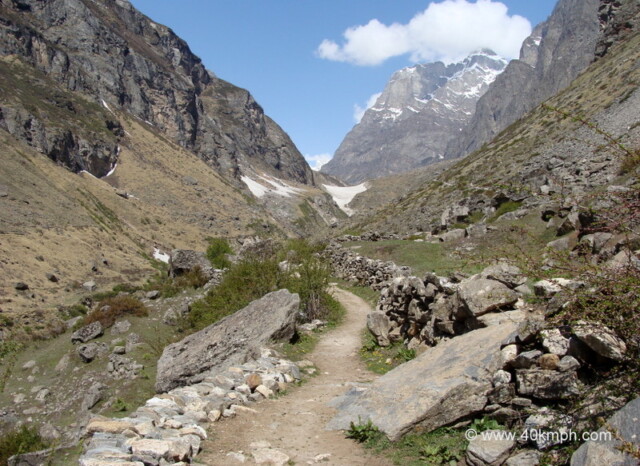 Vasudhara Falls Trek, near Mana Village, Uttarakhand, India